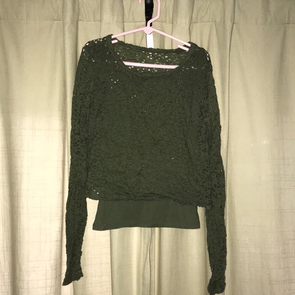 Hollister Tops - A lace long sleeve shirt.